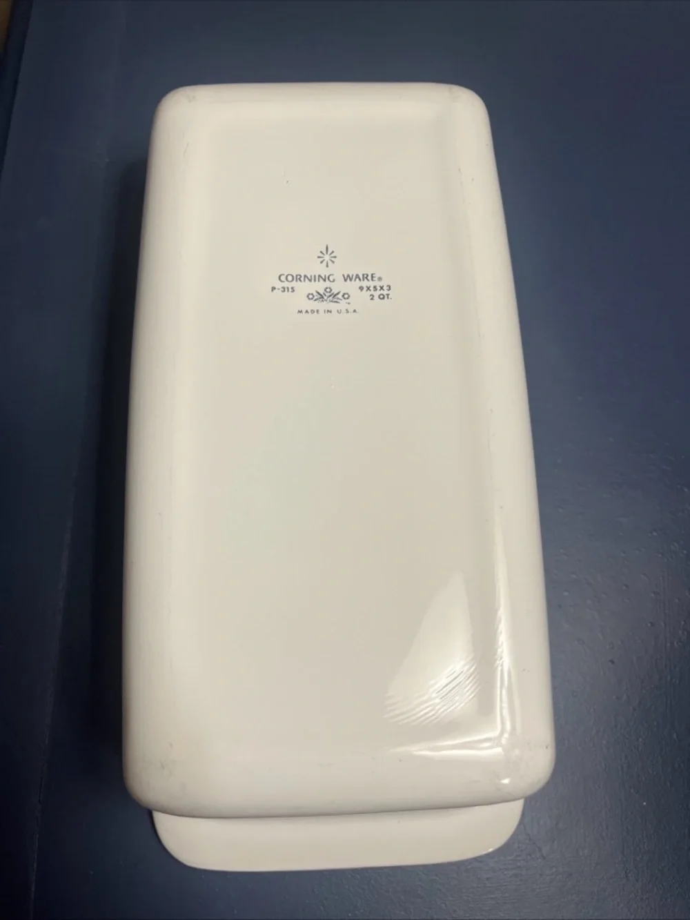 Vintage CorningWare pyroceram loaf/baking pan 2 qt